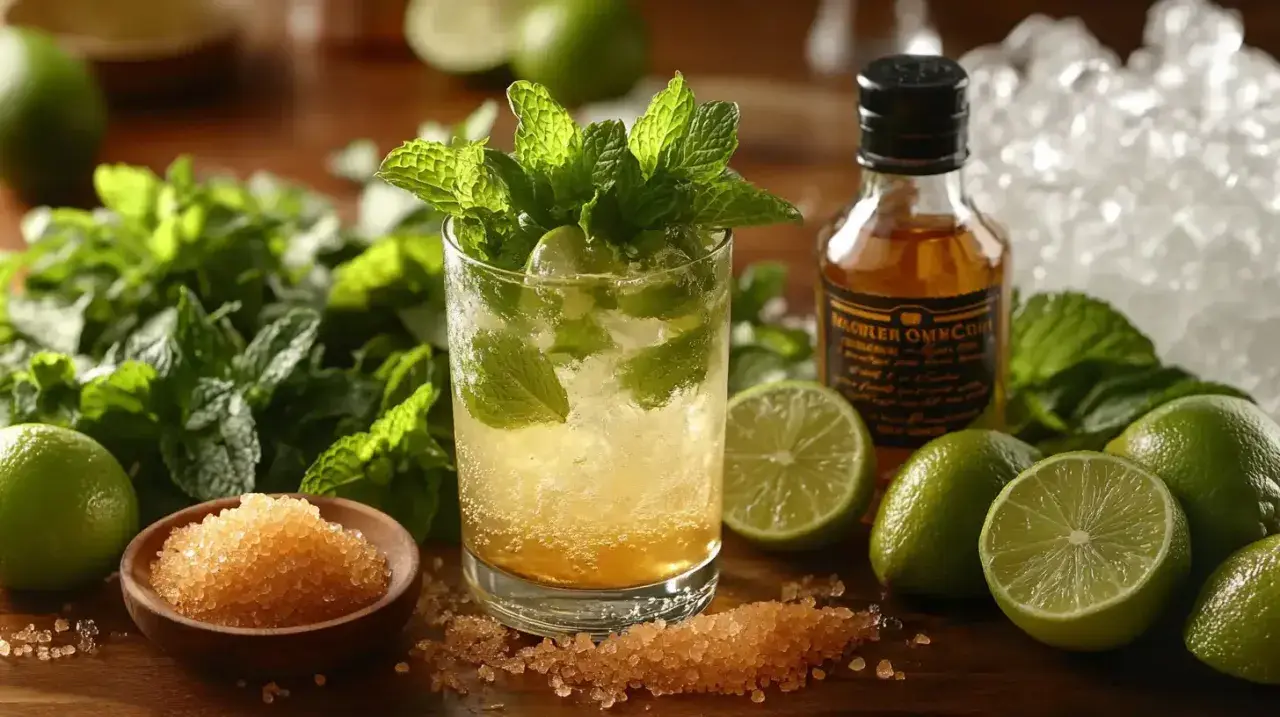 Świeży koktajl mohito z miętą, limonkami i cukrem trzcinowym. Idealny przepis na letnie orzeźwienie.