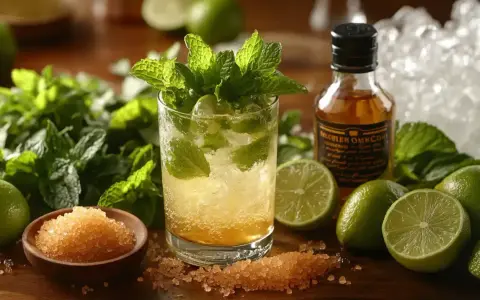 Świeży koktajl mohito z miętą, limonkami i cukrem trzcinowym. Idealny przepis na letnie orzeźwienie.