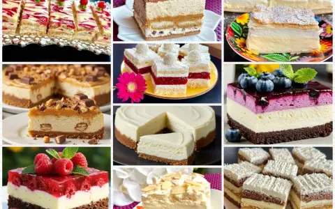 Kremowe serniki, tiramisu, ciasta z malinami i borówkami – oto inspiracje na 10 najlepszych ciast.