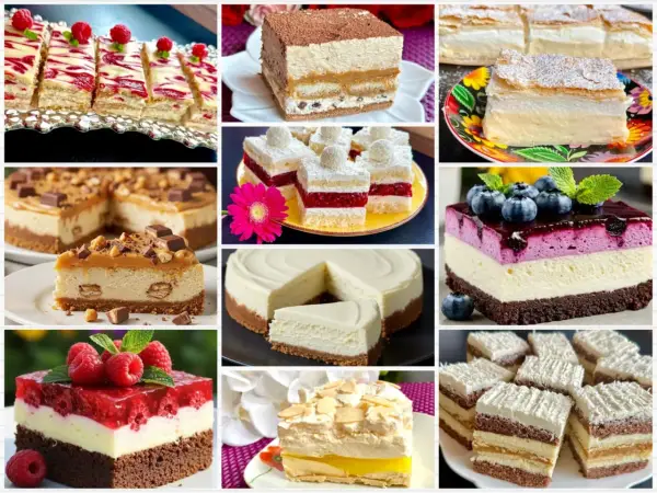 Kremowe serniki, tiramisu, ciasta z malinami i borówkami – oto inspiracje na 10 najlepszych ciast.